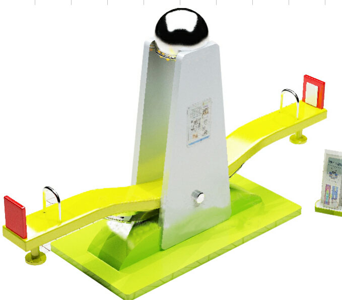 <b>户外科技展品科器材教学仪器-电磁翘翘板发电</b>