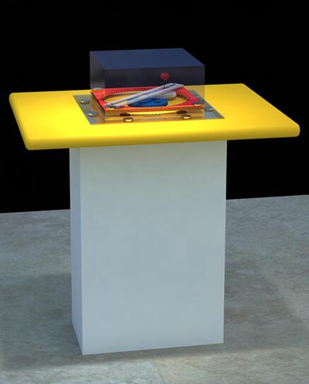 <b>科技展品科普器材教学仪器-滚出直线</b>